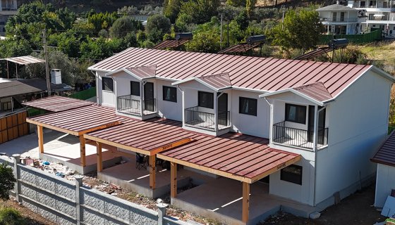 314 m2 Üçüz Dubleks Prefabrik Konut